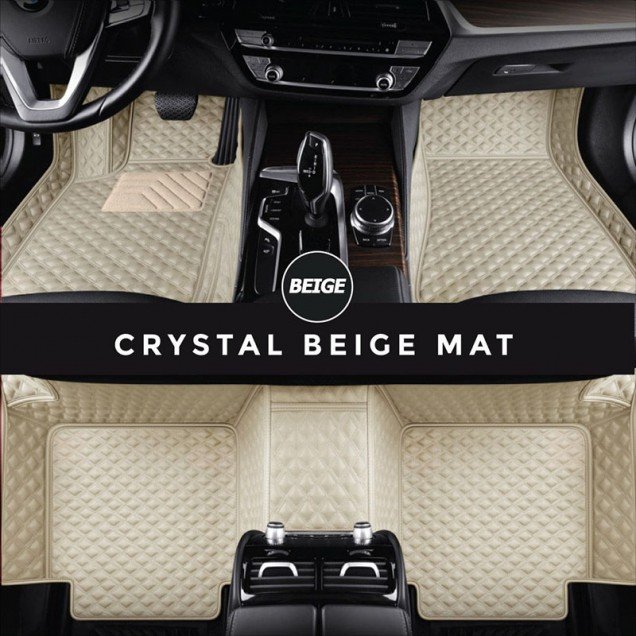 Buy Beige Crystal Elite Luxury Hybrid Car Floor Mats Buy Beige Crystal Elite Luxury Hybrid Car Floor Mats