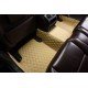 Buy Beige Luxury Leather Diamond Car Floor Mats