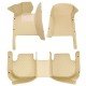 Buy Beige Luxury Leather Diamond Car Floor Mats