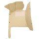 Buy Beige Luxury Leather Diamond Car Floor Mats