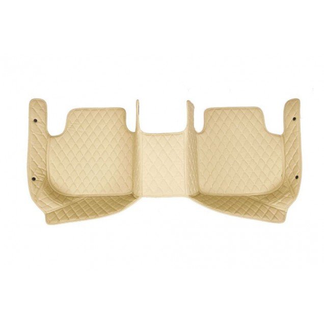 Buy Beige Luxury Leather Diamond Car Floor Mats