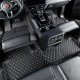 Buy Black and Beige Stitching Luxury Leather Diamond Car Floor Mats Buy Black and Beige Stitching Luxury Leather Diamond Car Floor Mats