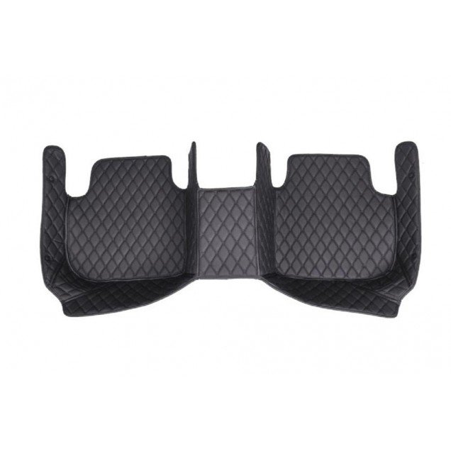 Buy Black and Black Stitching Luxury Leather Diamond Car Floor Mats Buy Black and Black Stitching Luxury Leather Diamond Car Floor Mats