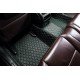 Buy Black and Green Stitching Luxury Leather Diamond Car Floor Mats Buy Black and Green Stitching Luxury Leather Diamond Car Floor Mats