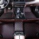 Buy Black and Red Stitching Luxury Leather Diamond Car Floor Mats Buy Black and Red Stitching Luxury Leather Diamond Car Floor Mats