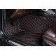 Buy Black and Red Stitching Luxury Leather Diamond Car Floor Mats Buy Black and Red Stitching Luxury Leather Diamond Car Floor Mats
