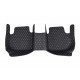 Buy Black and White Stitching Luxury Leather Diamond Car Floor Mats Buy Black and White Stitching Luxury Leather Diamond Car Floor Mats