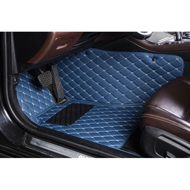 Buy Blue Luxury Leather Diamond Car Floor Mats Buy Blue Luxury Leather Diamond Car Floor Mats