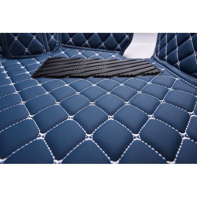 Buy Blue Luxury Leather Diamond Car Floor Mats Buy Blue Luxury Leather Diamond Car Floor Mats