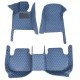 Buy Blue Luxury Leather Diamond Car Floor Mats Buy Blue Luxury Leather Diamond Car Floor Mats