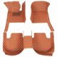 Buy Brown Luxury Leather Diamond Car Floor Mats Buy Brown Luxury Leather Diamond Car Floor Mats