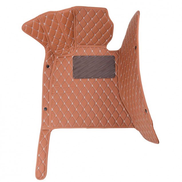 Buy Brown Luxury Leather Diamond Car Floor Mats Buy Brown Luxury Leather Diamond Car Floor Mats