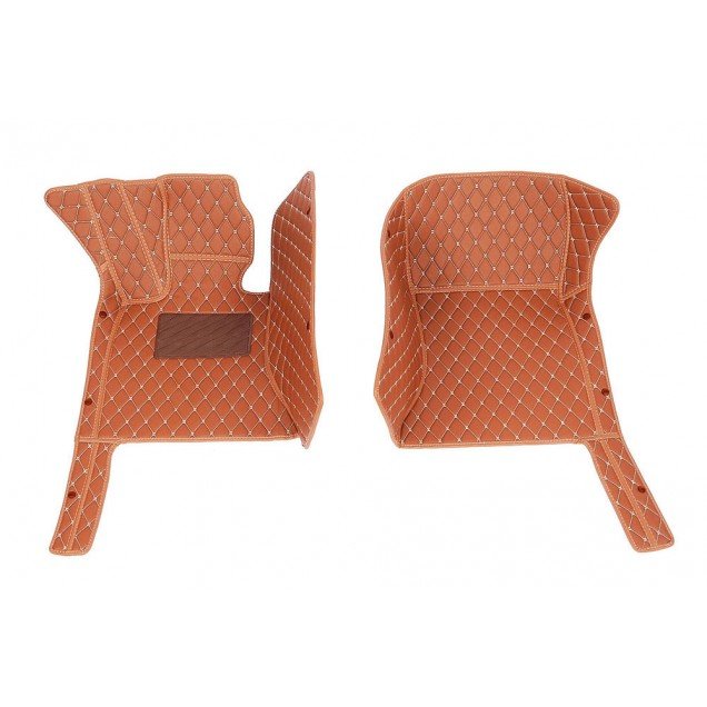 Buy Brown Luxury Leather Diamond Car Floor Mats Buy Brown Luxury Leather Diamond Car Floor Mats