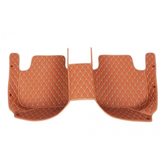 Buy Brown Luxury Leather Diamond Car Floor Mats Buy Brown Luxury Leather Diamond Car Floor Mats