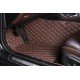 Buy Dark Brown Luxury Leather Diamond Car Floor Mats Buy Dark Brown Luxury Leather Diamond Car Floor Mats