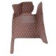 Buy Dark Brown Luxury Leather Diamond Car Floor Mats Buy Dark Brown Luxury Leather Diamond Car Floor Mats