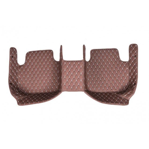 Buy Dark Brown Luxury Leather Diamond Car Floor Mats Buy Dark Brown Luxury Leather Diamond Car Floor Mats