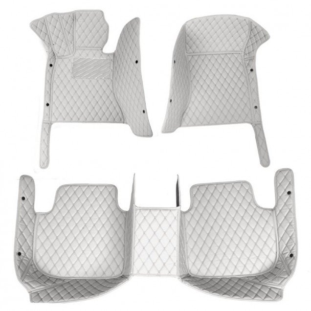 Buy Grey Luxury Leather Diamond Car Floor Mats Buy Grey Luxury Leather Diamond Car Floor Mats