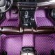 Buy Purple Luxury Leather Diamond Car Floor Mats