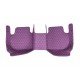 Buy Purple Luxury Leather Diamond Car Floor Mats