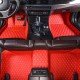 Buy Red Luxury Leather Diamond Car Floor Mats Buy Red Luxury Leather Diamond Car Floor Mats