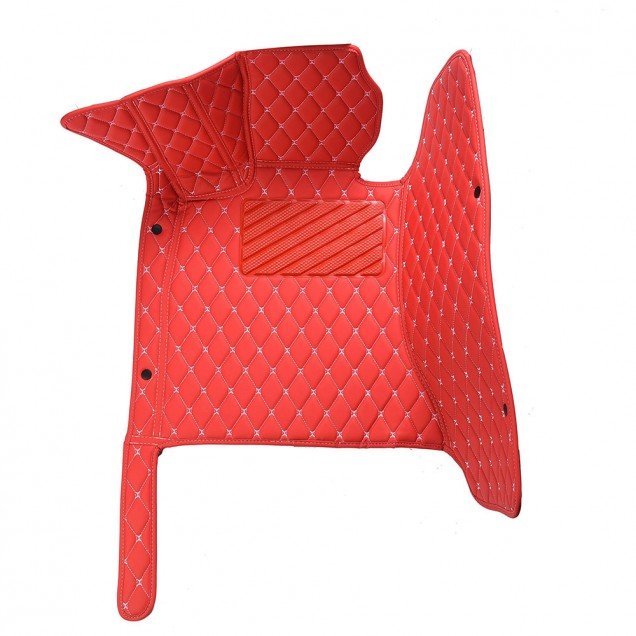 Buy Red Luxury Leather Diamond Car Floor Mats Buy Red Luxury Leather Diamond Car Floor Mats