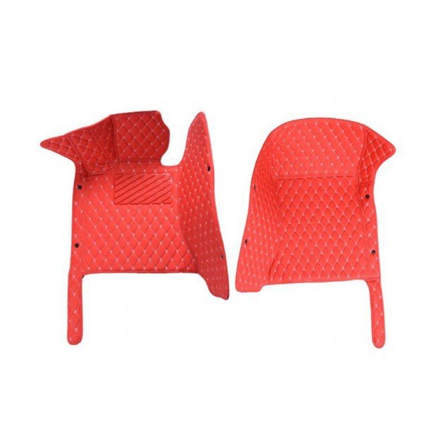 Buy Red Luxury Leather Diamond Car Floor Mats Buy Red Luxury Leather Diamond Car Floor Mats