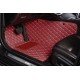 Buy Wine Red Luxury Leather Diamond Car Floor Mats Buy Wine Red Luxury Leather Diamond Car Floor Mats