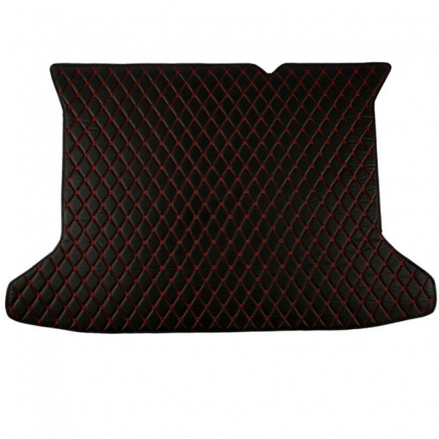 Buy Black and Red Stitching Luxury Leather Diamond Trunk Base Car Mats Buy Black and Red Stitching Luxury Leather Diamond Trunk Base Car Mats