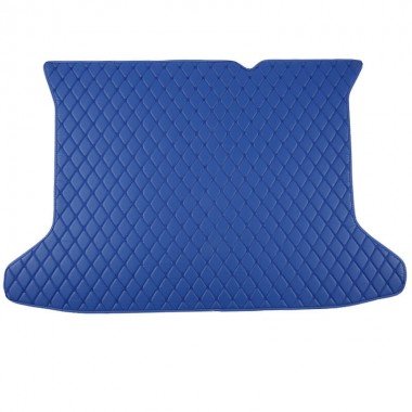 Buy Blue Luxury Leather Diamond Trunk Base Mats