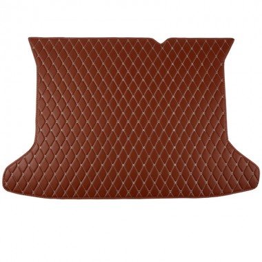 Buy Brown Luxury Leather Diamond Trunk Base Mats