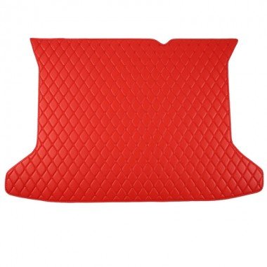 Buy Red Luxury Leather Diamond Trunk Base Mats