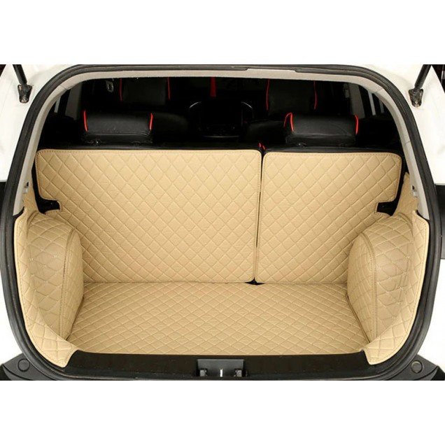 Buy Beige Full Cover Luxury Leather Diamond Trunk Car Floor Mats Buy Beige Full Cover Luxury Leather Diamond Trunk Car Floor Mats