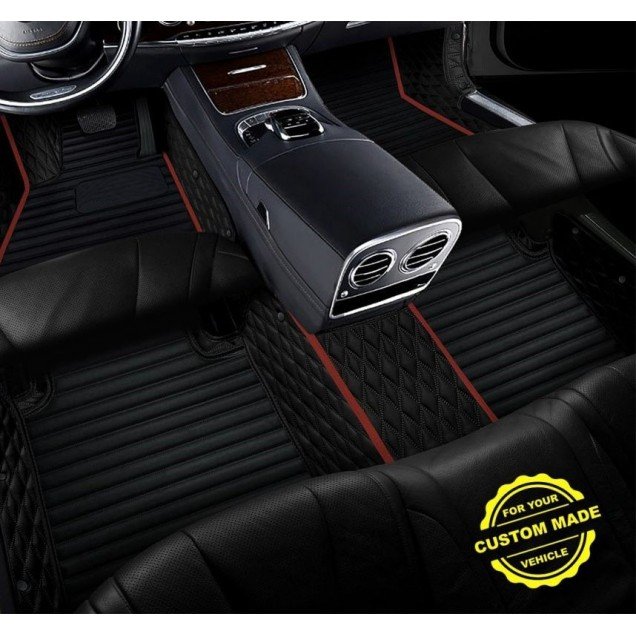 Buy Maroon Hybrid Line Series Premium Car Floor Mats Buy Maroon Hybrid Line Series Premium Car Floor Mats