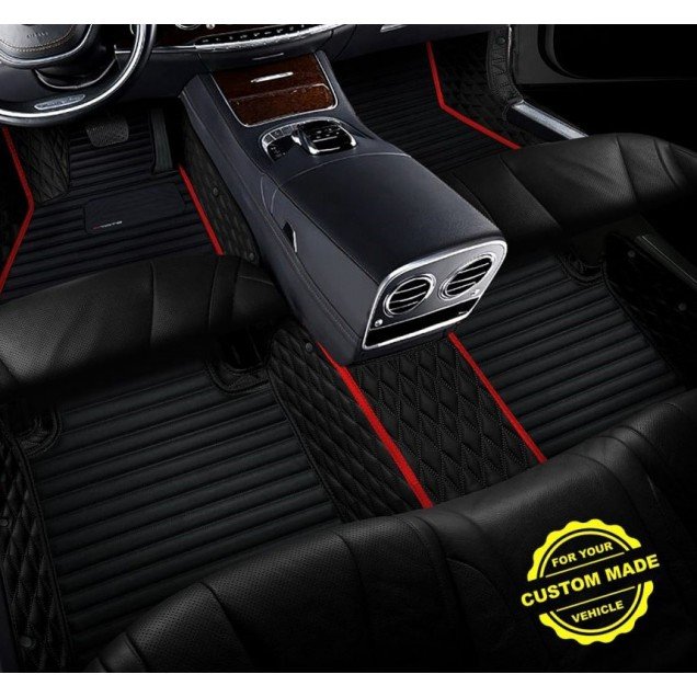 Buy Red Hybrid Line Series Premium Car Floor Mats Buy Red Hybrid Line Series Premium Car Floor Mats