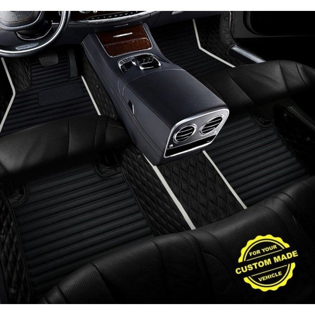 Buy White Hybrid Line Series Premium Car Floor Mats Buy White Hybrid Line Series Premium Car Floor Mats