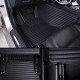Buy Black Luxury Leather Stripe Car Floor Mats Buy Black Luxury Leather Stripe Car Floor Mats
