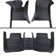 Buy Black Luxury Leather Stripe Car Floor Mats Buy Black Luxury Leather Stripe Car Floor Mats