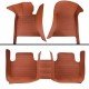 Buy Brown Luxury Leather Stripe Car Floor Mats Buy Brown Luxury Leather Stripe Car Floor Mats