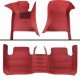 Buy Maroon Luxury Leather Stripe Car Floor Mats Buy Maroon Luxury Leather Stripe Car Floor Mats