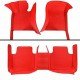 Buy Red Luxury Leather Stripe Car Floor Mats Buy Red Luxury Leather Stripe Car Floor Mats