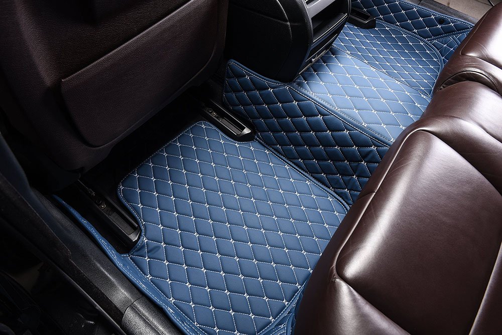 Buy Blue Custom Diamond Car Mats
