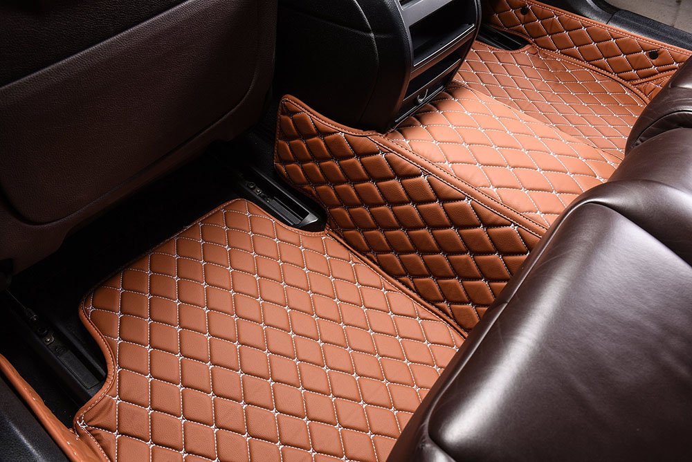 Buy Brown Custom Diamond Car Mats