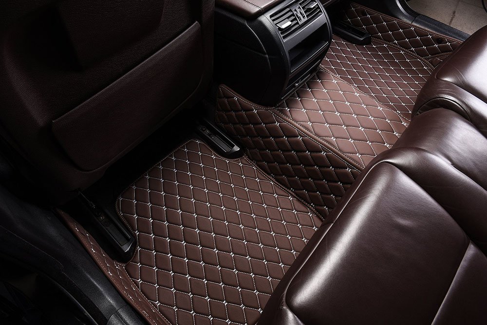 Buy Dark Brown Custom Diamond Car Mats