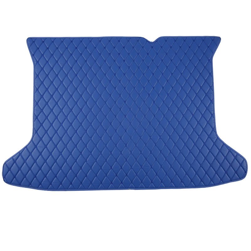 Buy Blue Luxury Leather Diamond Trunk Base Mats