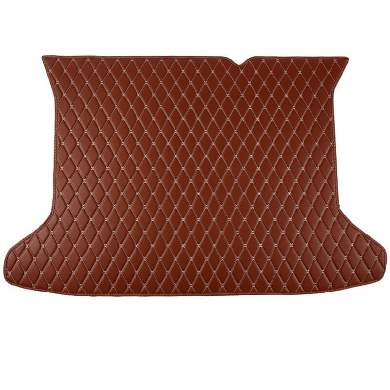Buy Brown Luxury Leather Diamond Trunk Base Mats