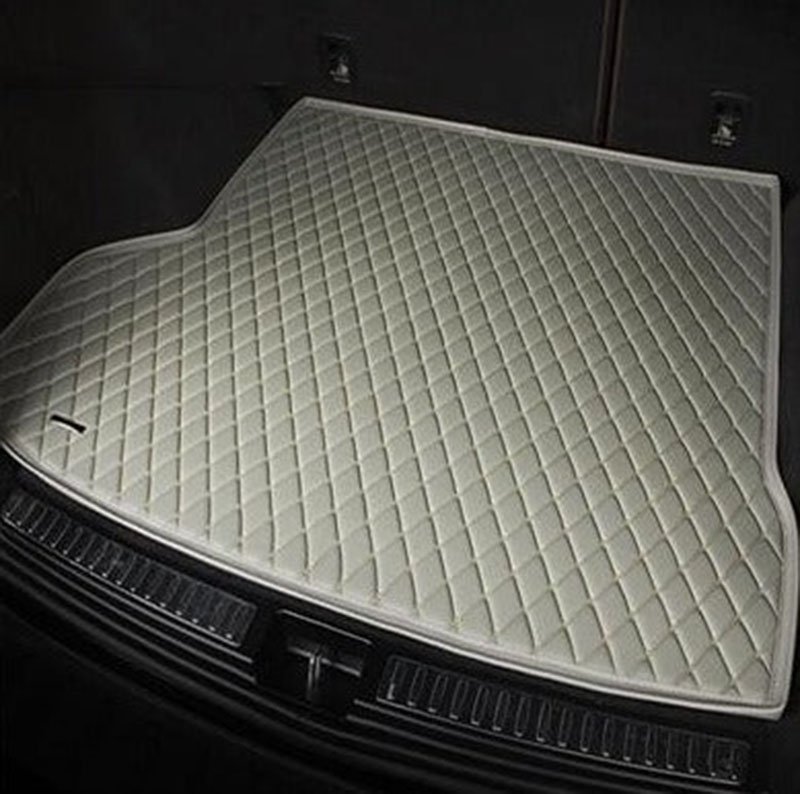 Buy Grey Luxury Leather Diamond Trunk Base Mats
