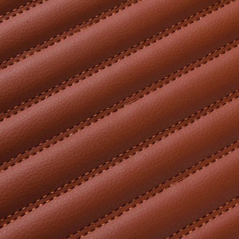 Buy Brown Luxury Leather Stripe Car Mats